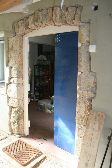 One finished door